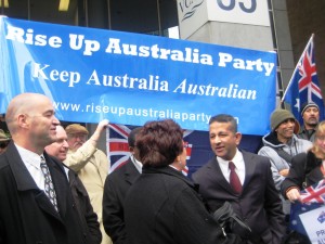 Party announcement outside VCAT Office - Melbourne CBD